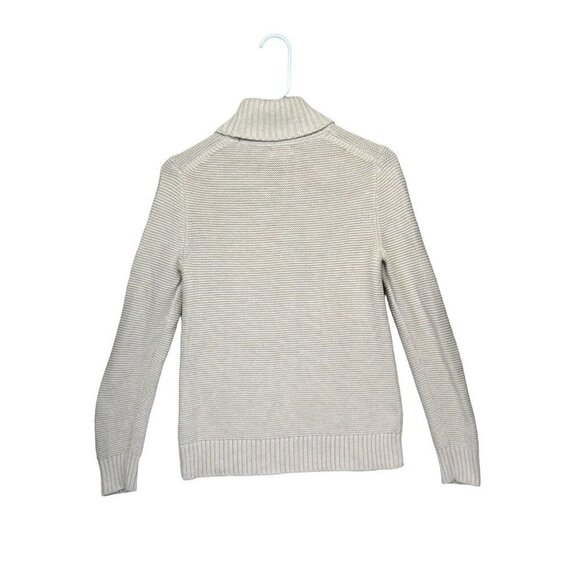 J.Crew Turtleneck Sweater Womens Size XS Cotton Wool Blend Neutral Capsule Tan - Picture 4 of 10